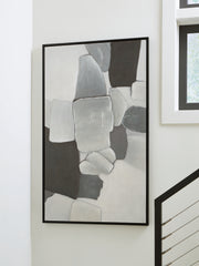 Tampa Furniture Outlet Lutz - Ashley Furniture - Adilson Wall Decor - Wall Art / White/Gray/Black - A8000463
