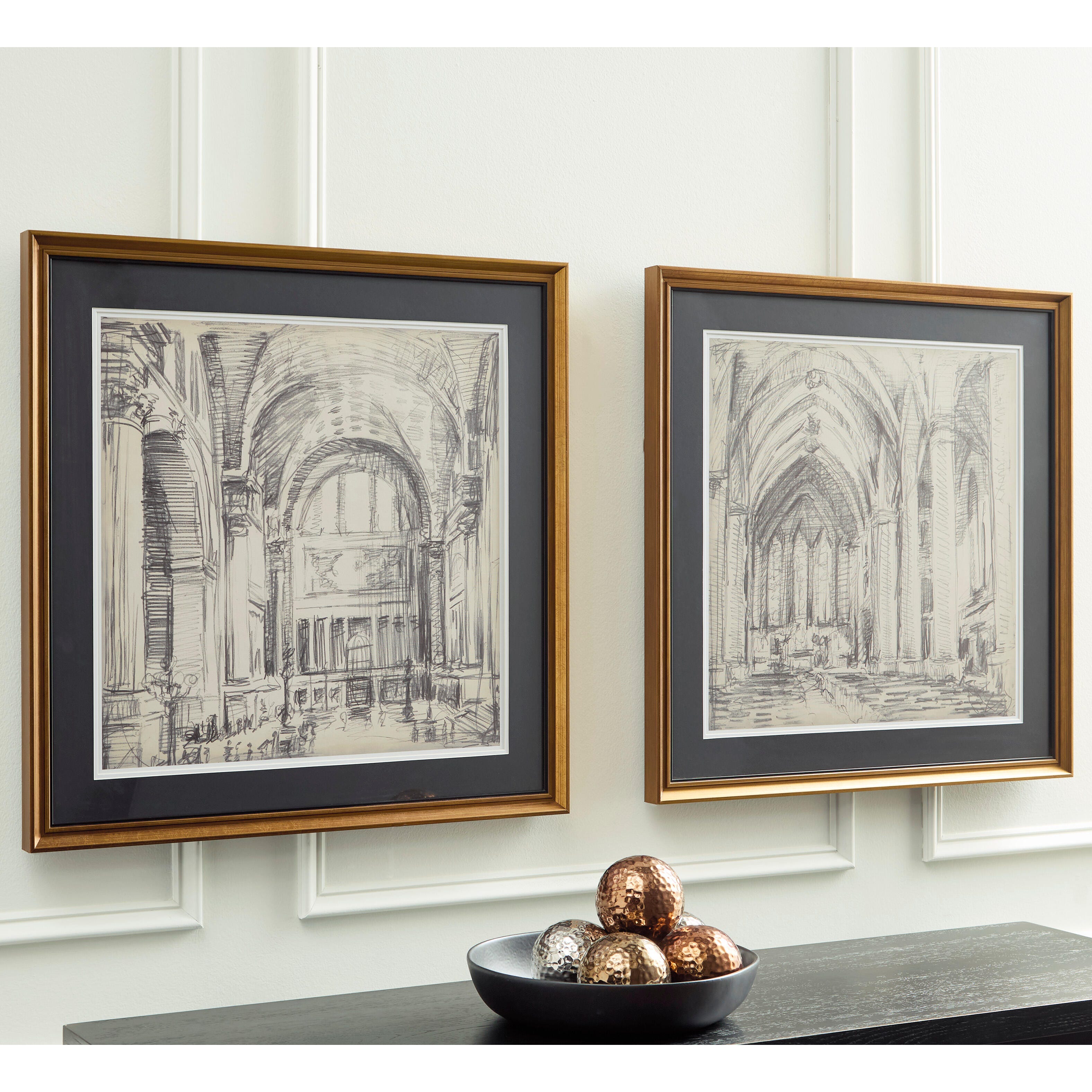 Tampa Furniture Outlet Lutz - Ashley Furniture - Downyard Wall Decor - Wall Art Set (Set of 2) - A8000548