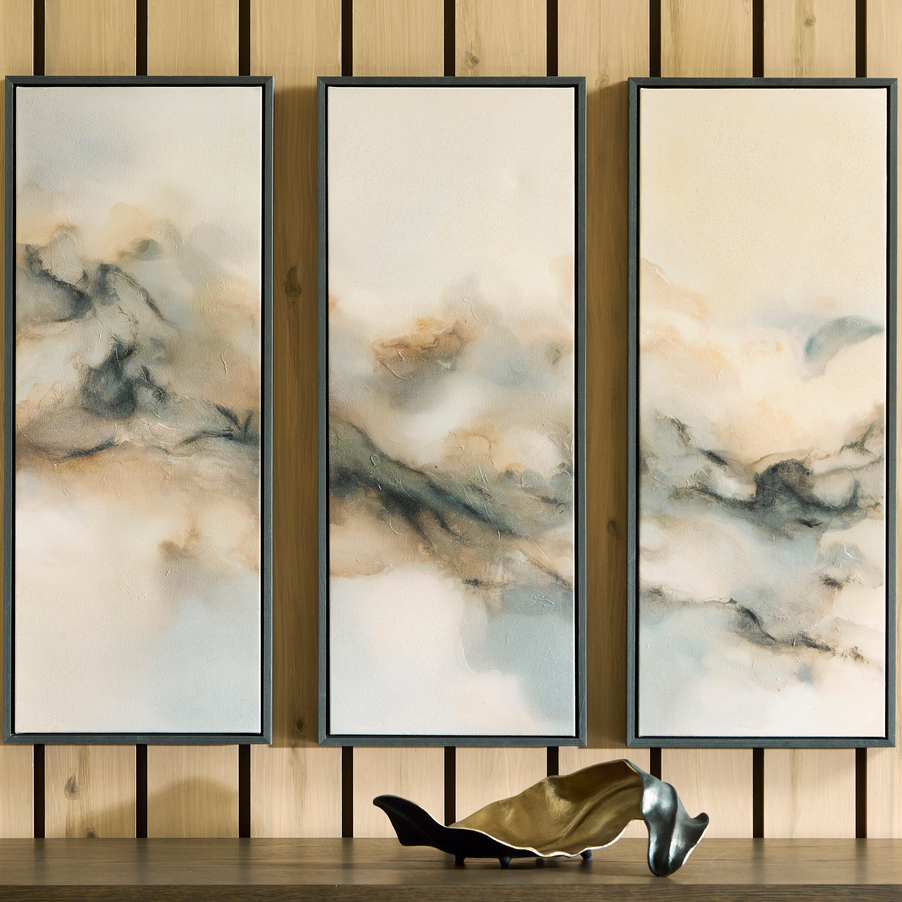 Tampa Furniture Outlet Lutz - Ashley Furniture - Larrondale Wall Decor - Wall Art Set (3/CN) - A8000556