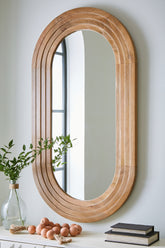 Tampa Furniture Outlet Lutz - Ashley Furniture - Daverly Mirror - Accent Mirror / Brown - A8010326