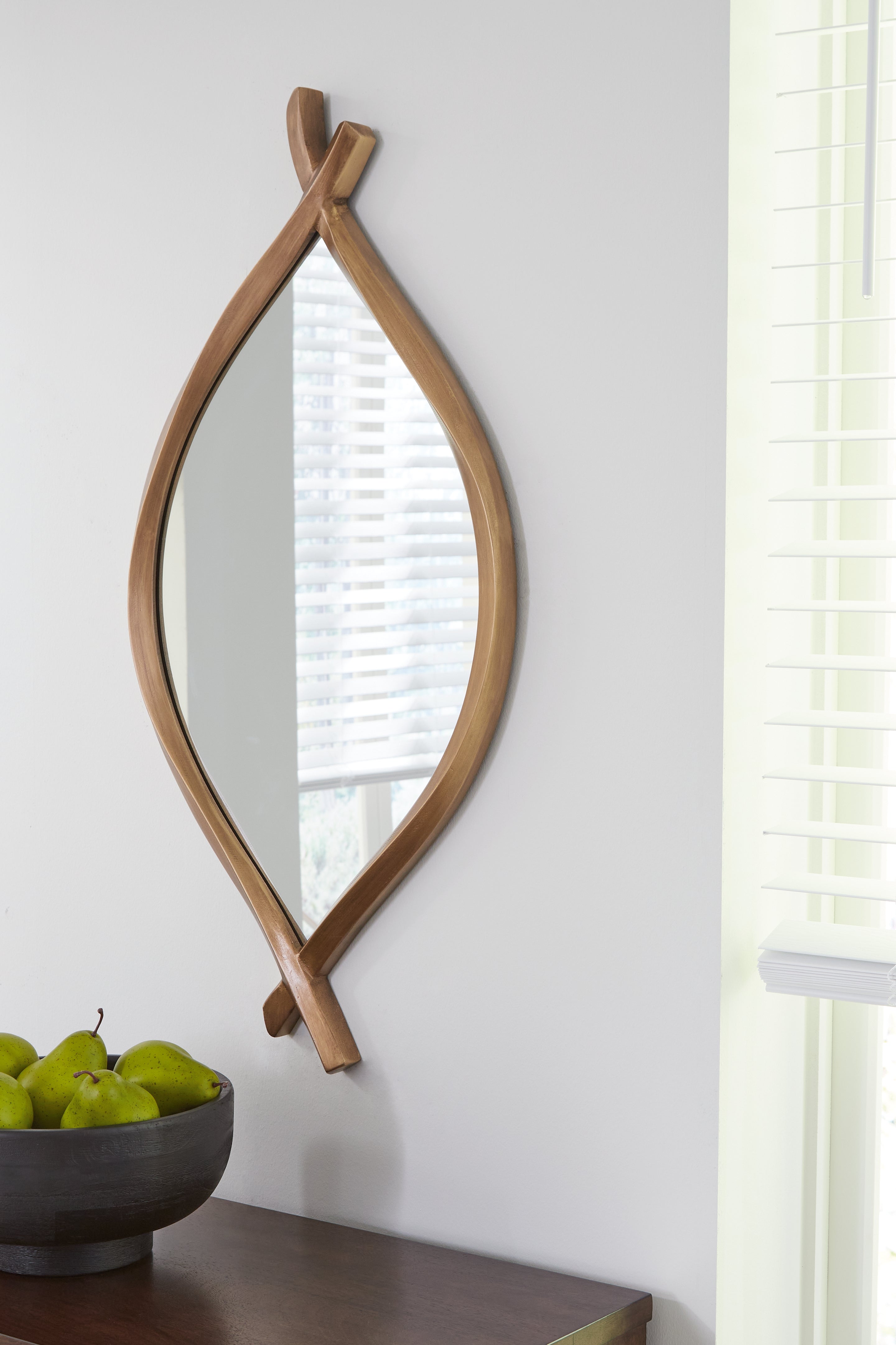 Tampa Furniture Outlet Lutz - Ashley Furniture - Bartner Mirror - Accent Mirror / Antique Gold Finish - A8010340