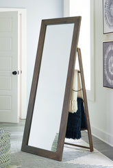 Tampa Furniture Outlet Lutz - Ashley Furniture - Dirkins Mirror - Floor Mirror / Brown - A8010343