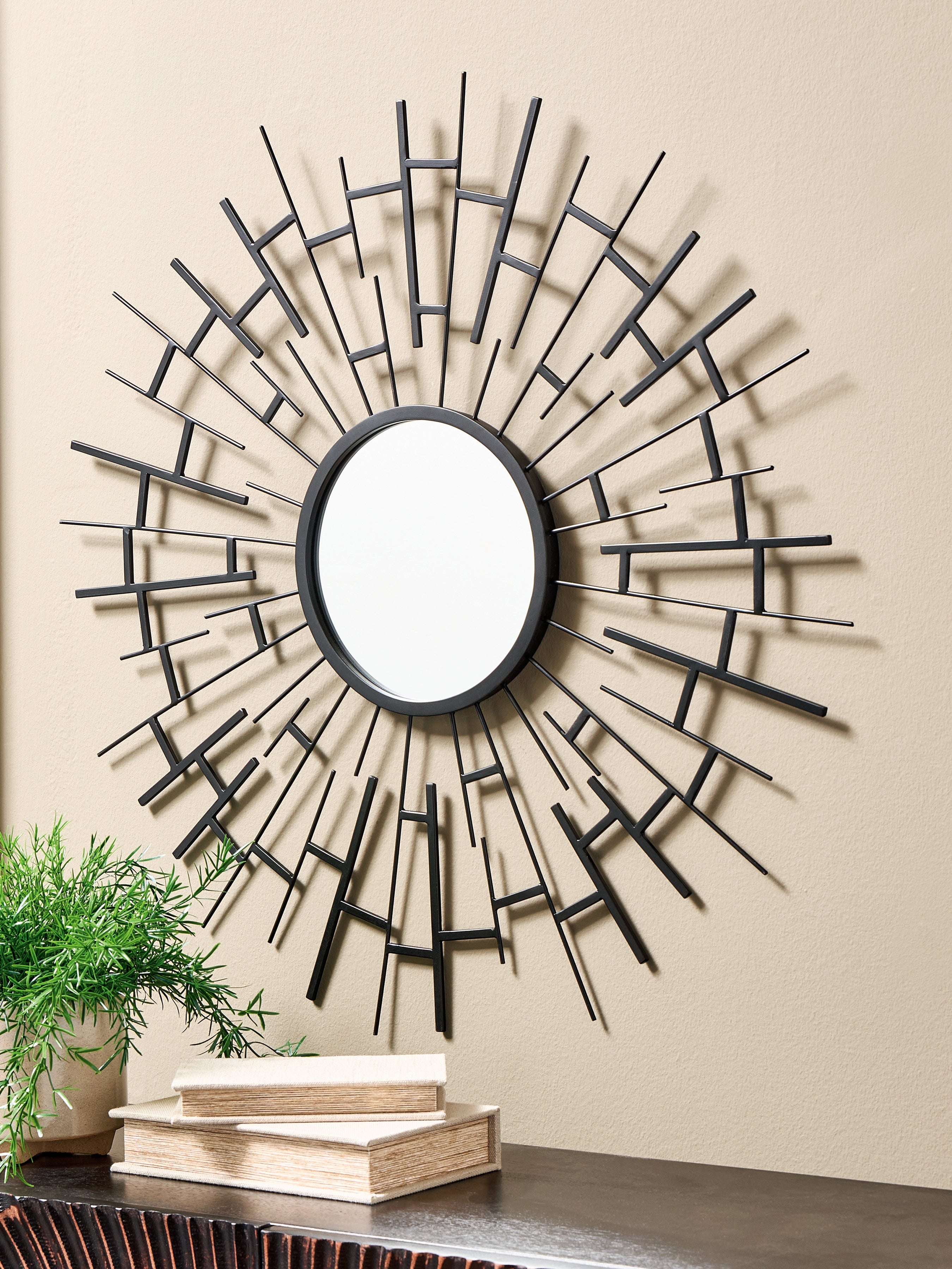 Tampa Furniture Outlet Lutz - Ashley Furniture - Garrenworth Mirror - Accent Mirror / Black - A8010391