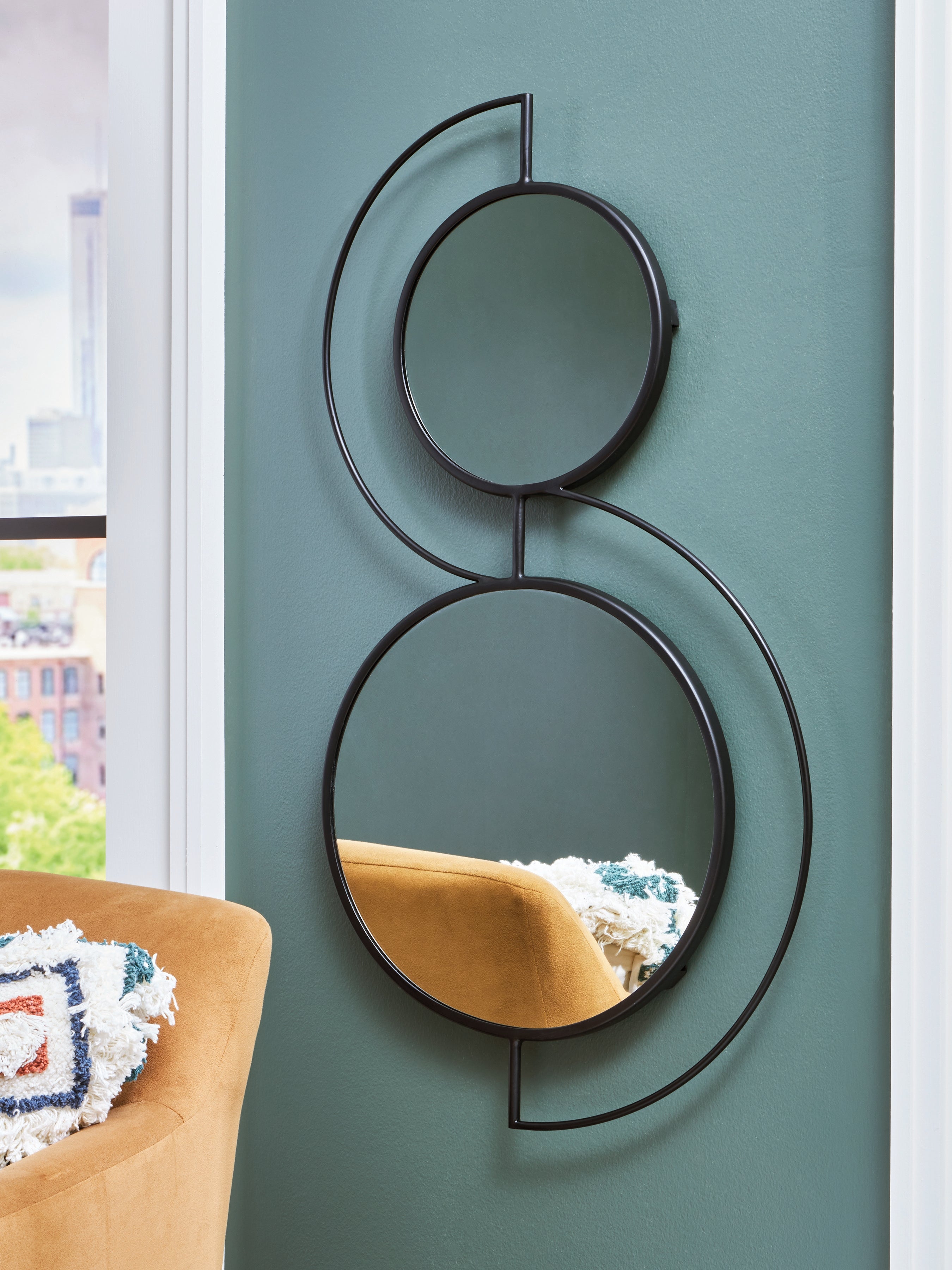 Tampa Furniture Outlet Lutz - Ashley Furniture - Shayham Mirror - Accent Mirror / Black - A8010402