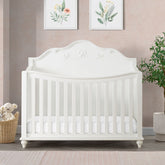 Alana Crib with Guardrails in White – SKU Y-16780-7-CB | Elements