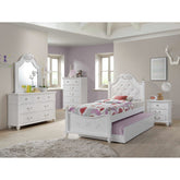 ALANA TWIN PLATFORM 3PC BEDROOM SET W/ STORAGE TRUNDLE – SKU AN700TT3PC | Elements