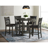 Amherst Counter Side Chair W/PU Cushion Grey Finish (2 Per Pack) – SKU DAH355PCSC | Elements