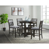 Amherst Counter Table w/Wood Leg Dark Finish – SKU DAH550CT | Elements