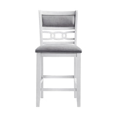 Amherst Counter Side Chair W/Fabric Cushion White Finish (2 Per Pack)