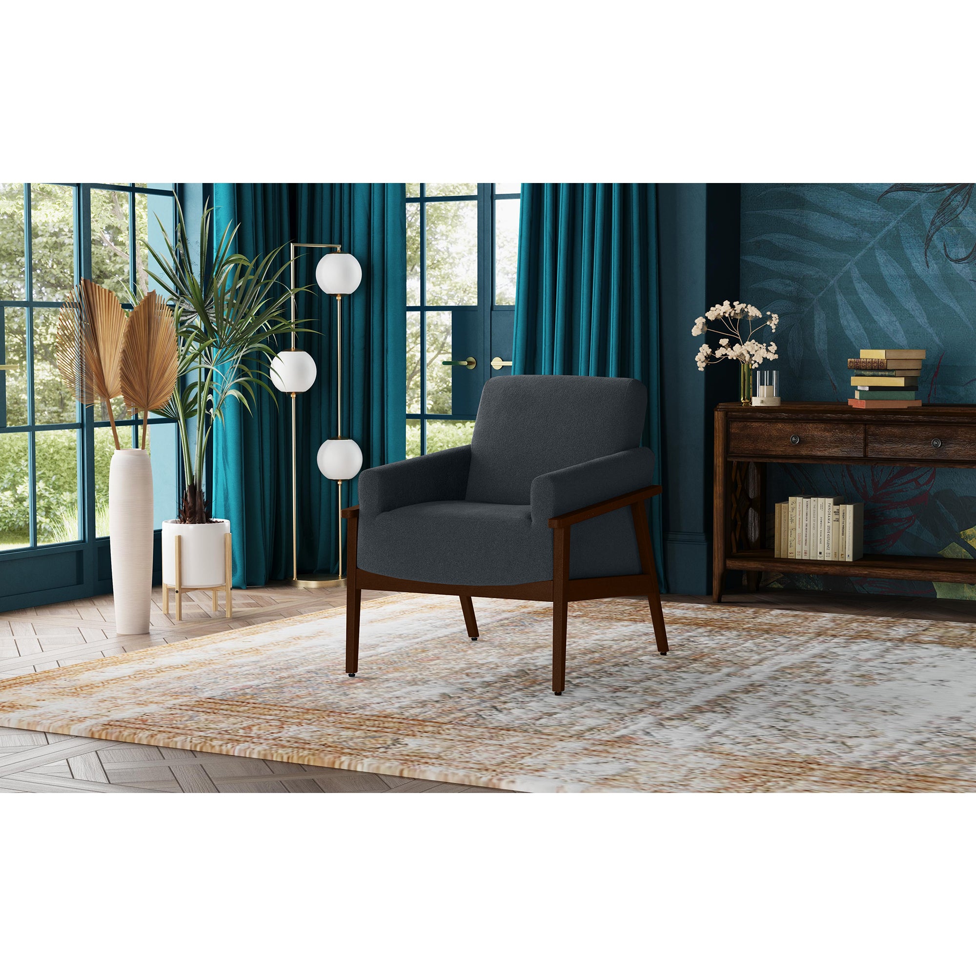 Ava Chair in Langley Blue – SKU U-15340-11242-100 | Elements