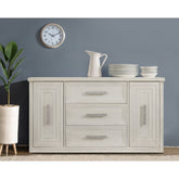 Avalanche Server in Antique White – SKU D-11600-7-SV | Elements
