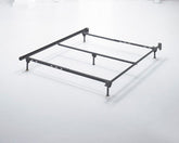 Tampa Furniture Outlet Lutz - Ashley Furniture - Platform Bedroom - Queen Bolt on Bed Frame / Metallic - B100-31