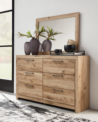Tampa Furniture Outlet Lutz - Ashley Furniture - Hyanna Bedroom - Dresser and Mirror / Tan Brown - B1050B1