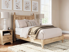 Tampa Furniture Outlet Lutz - Ashley Furniture - Aleaport Bedroom - Full Panel Bed / Warm Brown - PCB1075B4