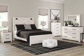Tampa Furniture Outlet Lutz - Ashley Furniture - Gerridan Bedroom - Dresser and Mirror / White/Gray - B1190B1