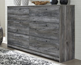 Tampa Furniture Outlet Lutz - Ashley Furniture - Baystorm Bedroom - Six Drawer Dresser / Gray - B221-31