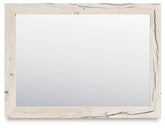 Tampa Furniture Outlet Lutz - Ashley Furniture - Lawroy Bedroom - Bedroom Mirror / Light Natural - B2310-36