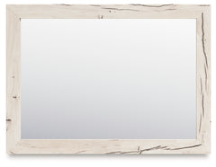 Tampa Furniture Outlet Lutz - Ashley Furniture - Lawroy Bedroom - Bedroom Mirror / Light Natural - B2310-36