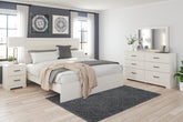 Tampa Furniture Outlet Lutz - Ashley Furniture - Stelsie Bedroom - Two Drawer Night Stand / White - B2588-92