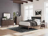 Tampa Furniture Outlet Lutz - Ashley Furniture - Pamytta Bedroom - One Drawer Night Stand / Brown - PCB2614-91