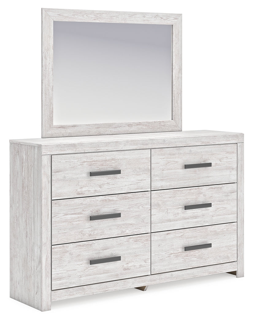 Tampa Furniture Outlet Lutz - Ashley Furniture - Cayboni Bedroom - Two Drawer Night Stand / Whitewash - B3788-92