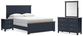 Tampa Furniture Outlet Lutz - Ashley Furniture - Landocken Queen Panel Bed, Dresser, Mirror and Nightstand - Queen Panel Bed, Dresser, Mirror and Nightstand - B414B18