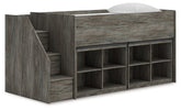 Tampa Furniture Outlet Lutz - Ashley Furniture - Frandern Twin Loft Bed with Bookcase Storage - Twin Loft Bed with Bookcase Storage - B4480B25