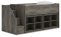 Tampa Furniture Outlet Lutz - Ashley Furniture - Frandern Twin Loft Bed with Bookcase Storage - Twin Loft Bed with Bookcase Storage - B4480B25
