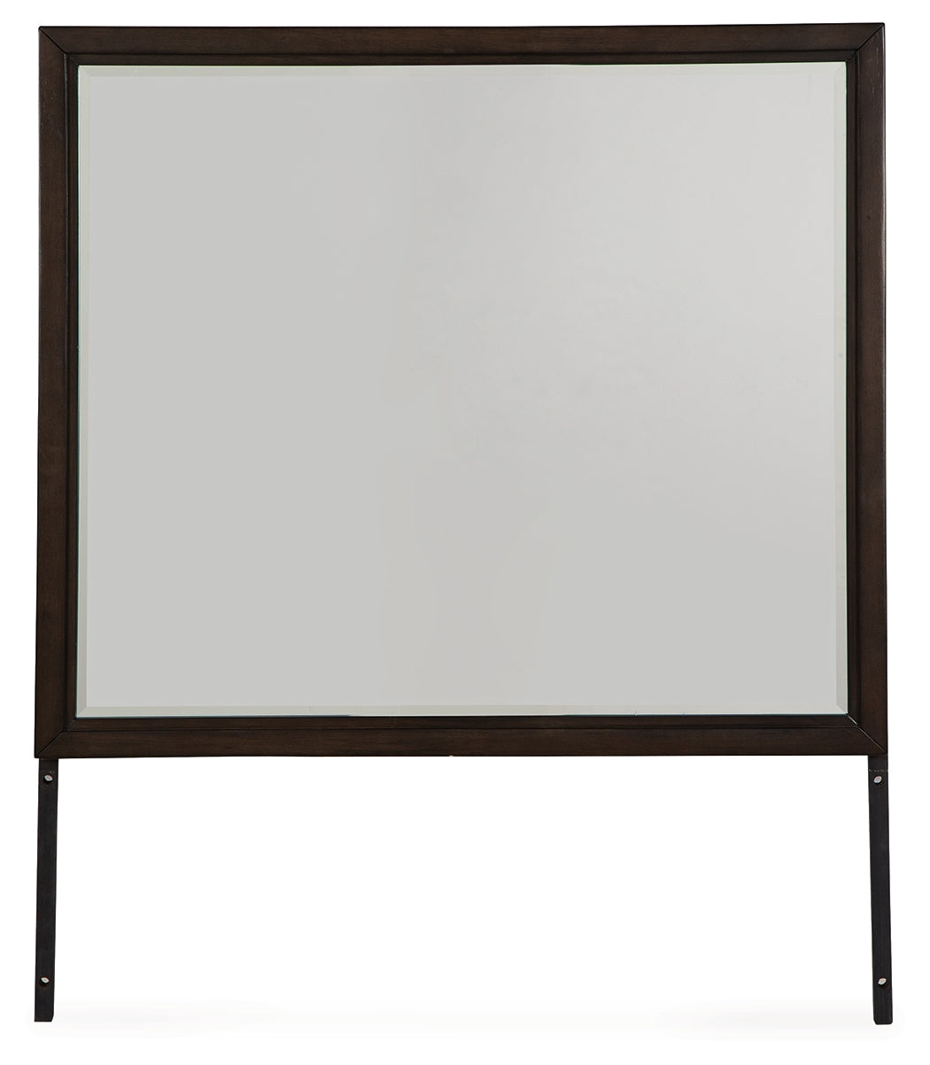 Tampa Furniture Outlet Lutz - Ashley Furniture - Neymorton Bedroom - Bedroom Mirror / Dark Grayish Brown - B618-36