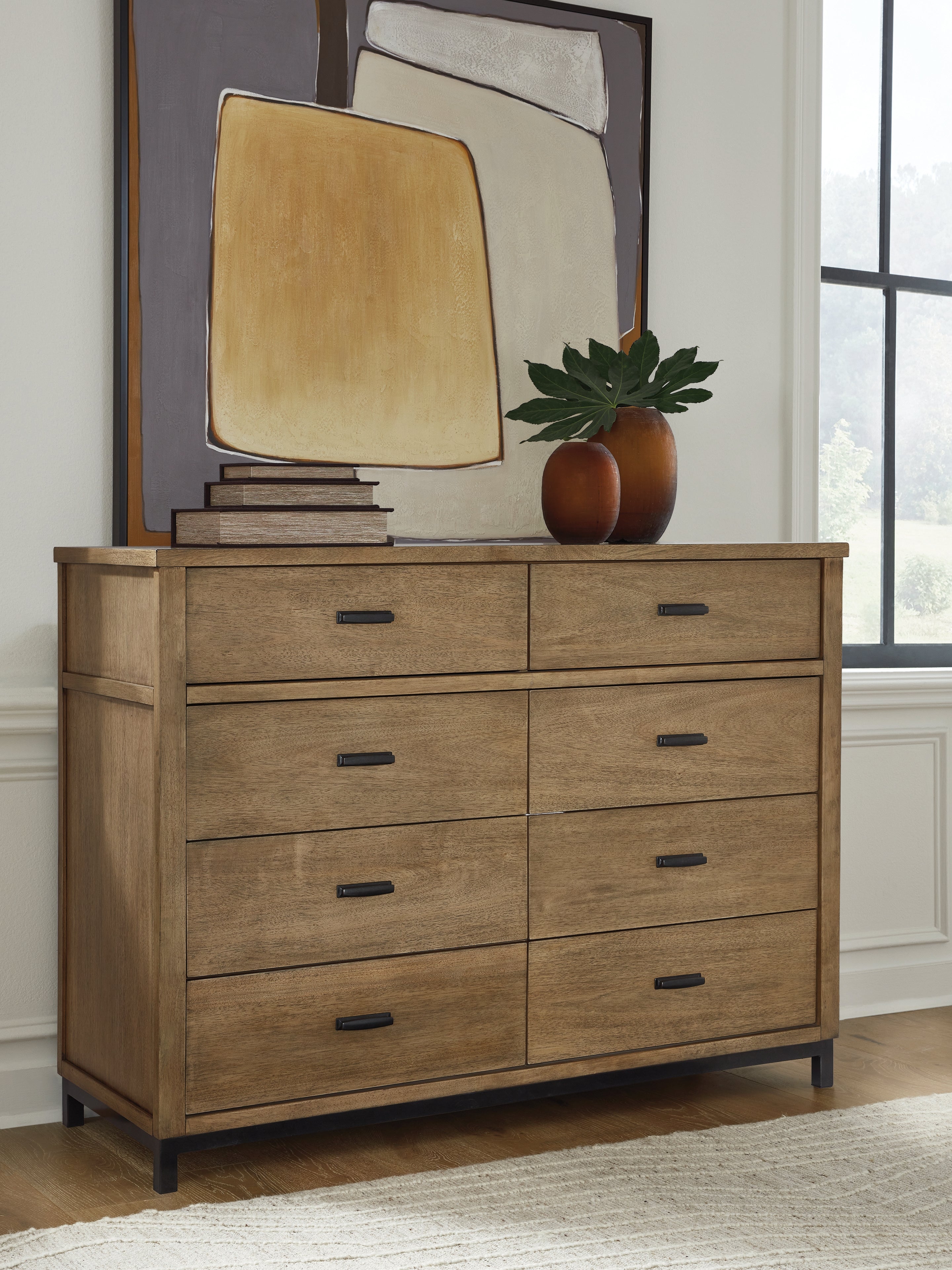Tampa Furniture Outlet Lutz - Ashley Furniture - Tomtyn Bedroom - Dresser / Light Brown - B622-31