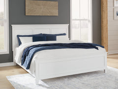 Tampa Furniture Outlet Lutz - Ashley Furniture - Fortman Bedroom - Queen Panel Bed / White - B680B2