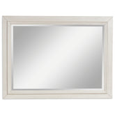 Tampa Furniture Outlet Lutz - Ashley Furniture - Shaybrock Bedroom - Bedroom Mirror / Antique White/Brown - B683-36