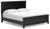 Tampa Furniture Outlet Lutz - Ashley Furniture - Lanolee Bedroom - California King Panel Bed / Black - B687B9