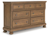Tampa Furniture Outlet Lutz - Ashley Furniture - Feddinger Bedroom - Dresser / Medium Brown - PCB779-31