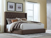 Tampa Furniture Outlet Lutz - Ashley Furniture - Lavernty Bedroom - Queen Upholstered Storage Bed - PCB9002B1