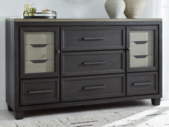Tampa Furniture Outlet Lutz - Ashley Furniture - Foyland Bedroom - Dresser / Black/Brown - B989-31