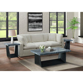 Beckley Coffee Table Complete in Dark Marble Top – SKU CTBY800CTC | Elements