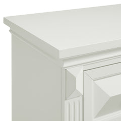 Bridgestone 2-Drawer Nightstand with USB in Antique White