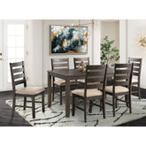 Brock 60" 7 Pc Dining Set – SKU DBR1007DS | Elements