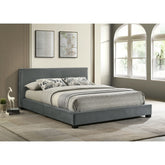 Brookhaven Full UPH Bed in Grey Velvet – SKU UB-14870-3-FB | Elements