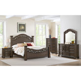 Brunswick 7-Drawer Dresser in Mahogany – SKU B-13070-5-DR | Elements