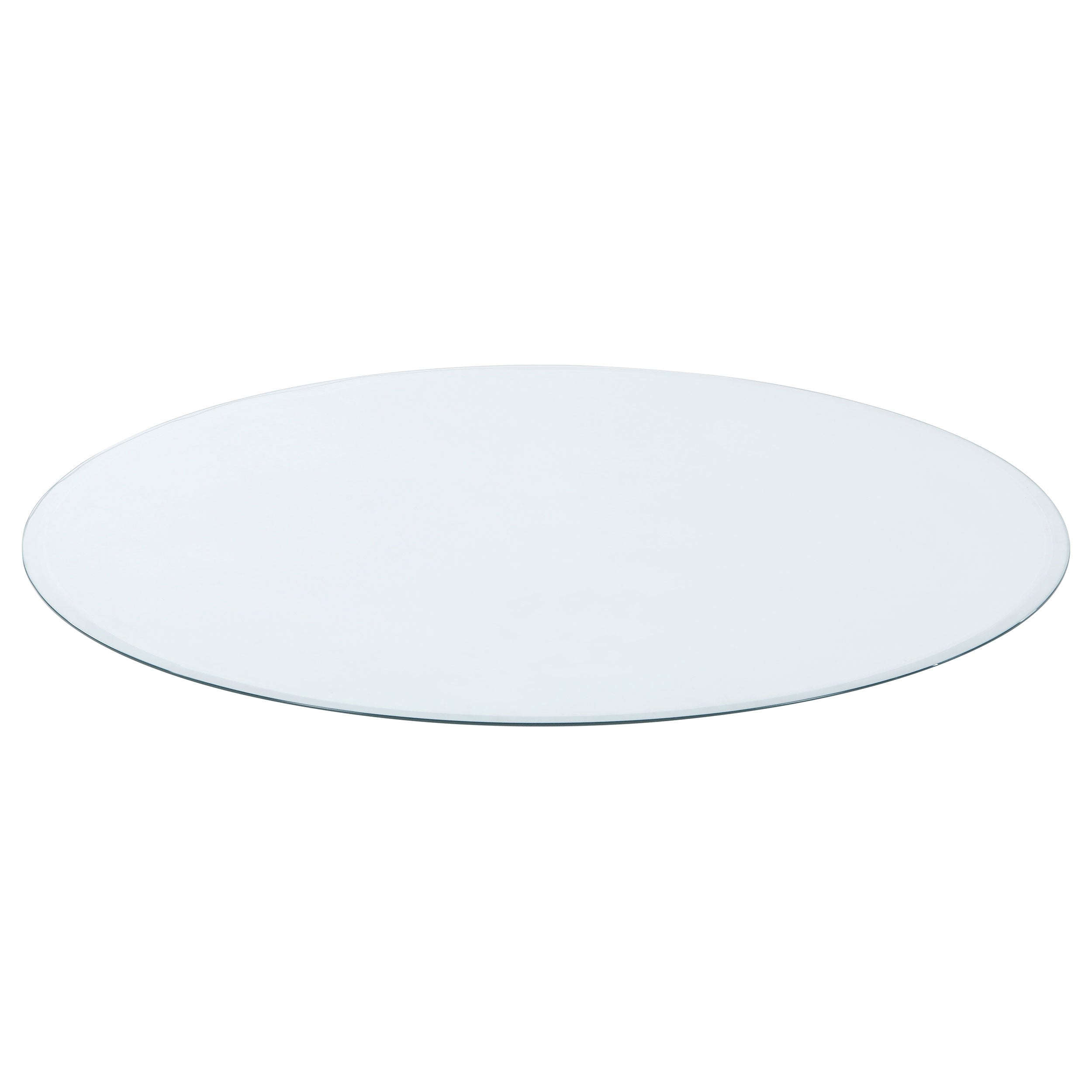 Tampa Furniture Outlet - Coaster - Glass Tops 48-inch 6mm Round Clear Tempered Glass Top - CB48RD-6
