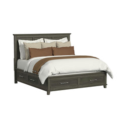 Canterbury King Storage Bed in Grey