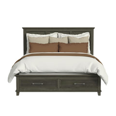 Canterbury King Storage Bed in Grey