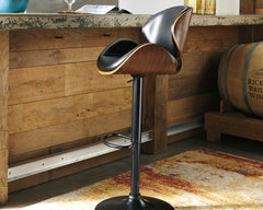 Tampa Furniture Outlet Lutz - Ashley Furniture - Bellatier Dining Room - Tall UPH Swivel Barstool(1/CN) / Brown - D120-530