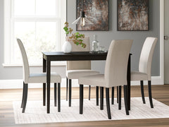 Tampa Furniture Outlet Lutz - Ashley Furniture - Kimonte Dining Room - Rectangular Dining Room Table / Dark Brown - D250-25