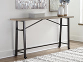 Tampa Furniture Outlet Lutz - Ashley Furniture - Lesterton Dining Room - Long Counter Table / Light Brown/Black - D334-52
