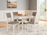 Tampa Furniture Outlet Lutz - Ashley Furniture - Erinberg Dining Room - Dining Room Table Set (5/CN) / Antique White - D423-225
