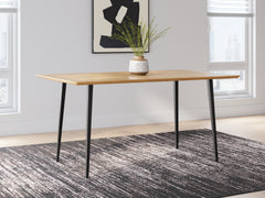 Tampa Furniture Outlet Lutz - Ashley Furniture - Gretlynn Dining Room - Rectangular Dining Room Table / Black/Natural - D501-25