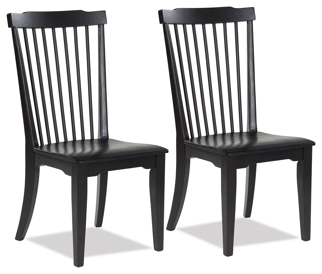 Tampa Furniture Outlet Lutz - Ashley Furniture - Brenkerton Dining Room - Dining Chair (Set of 2) / Black - PCD591-01X2